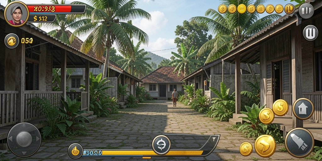 Screenshot menampilkan item bonus yang bisa dikumpulkan.