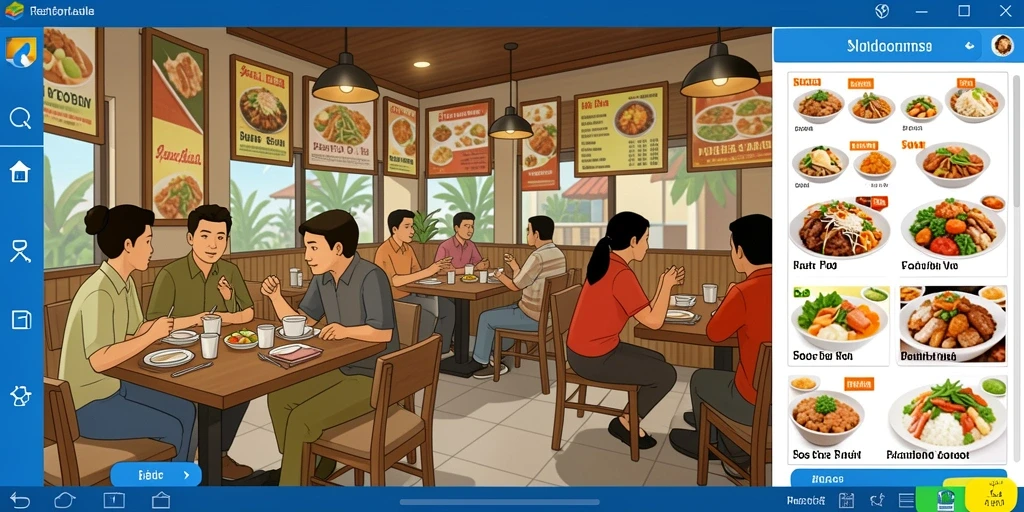 Fitur chat untuk berinteraksi dengan pemain lain.