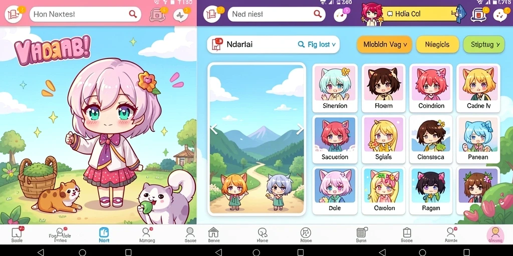 Grafis dalam game yang memukau dan berwarna-warni.